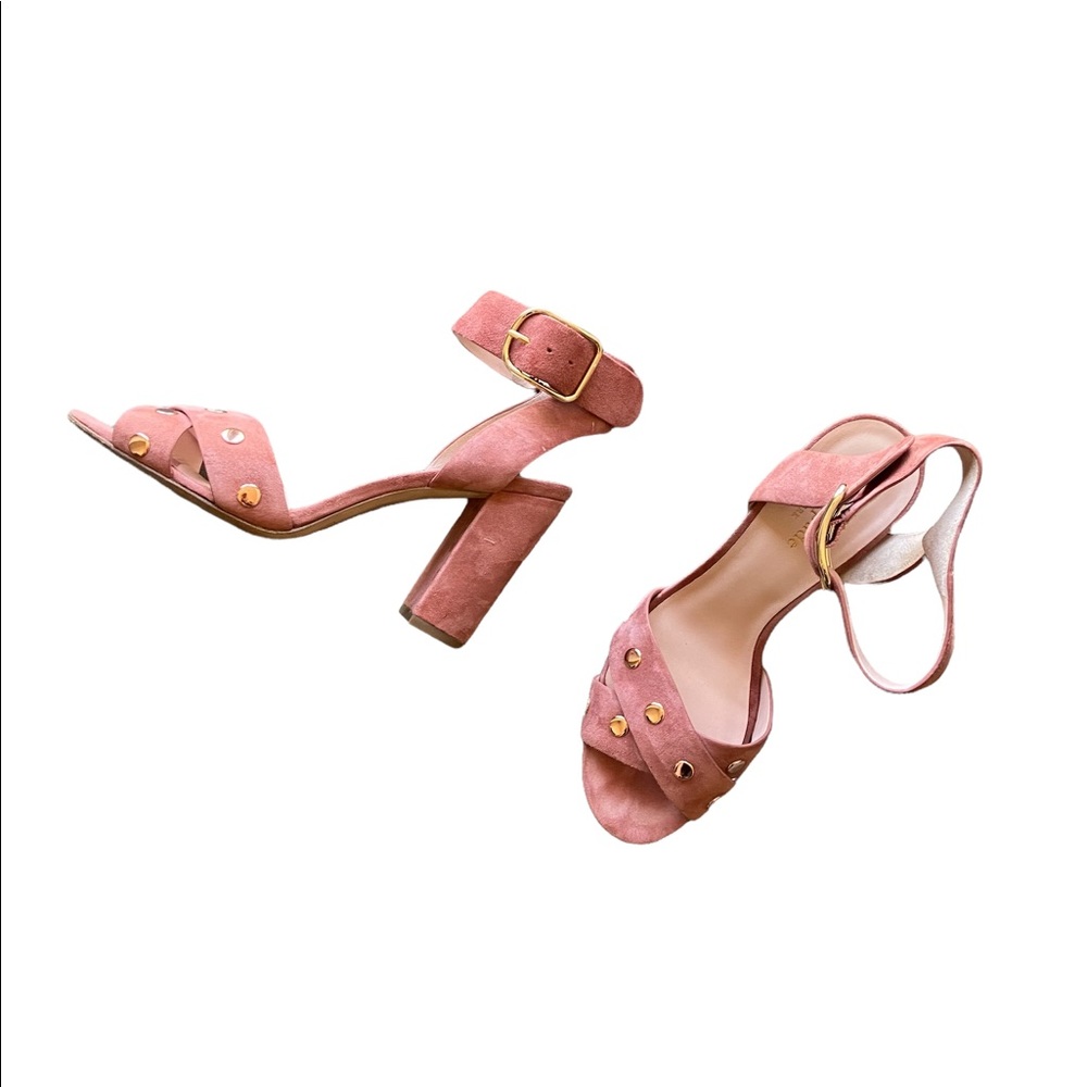 Kate Spade Oakwood Cumin Ankle Heels Sandals - Picture 2 of 15